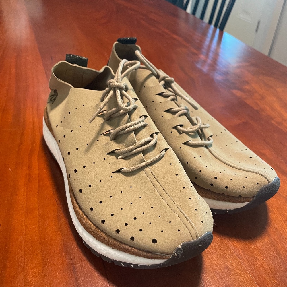 OTBT Tan Perforated Sneakers